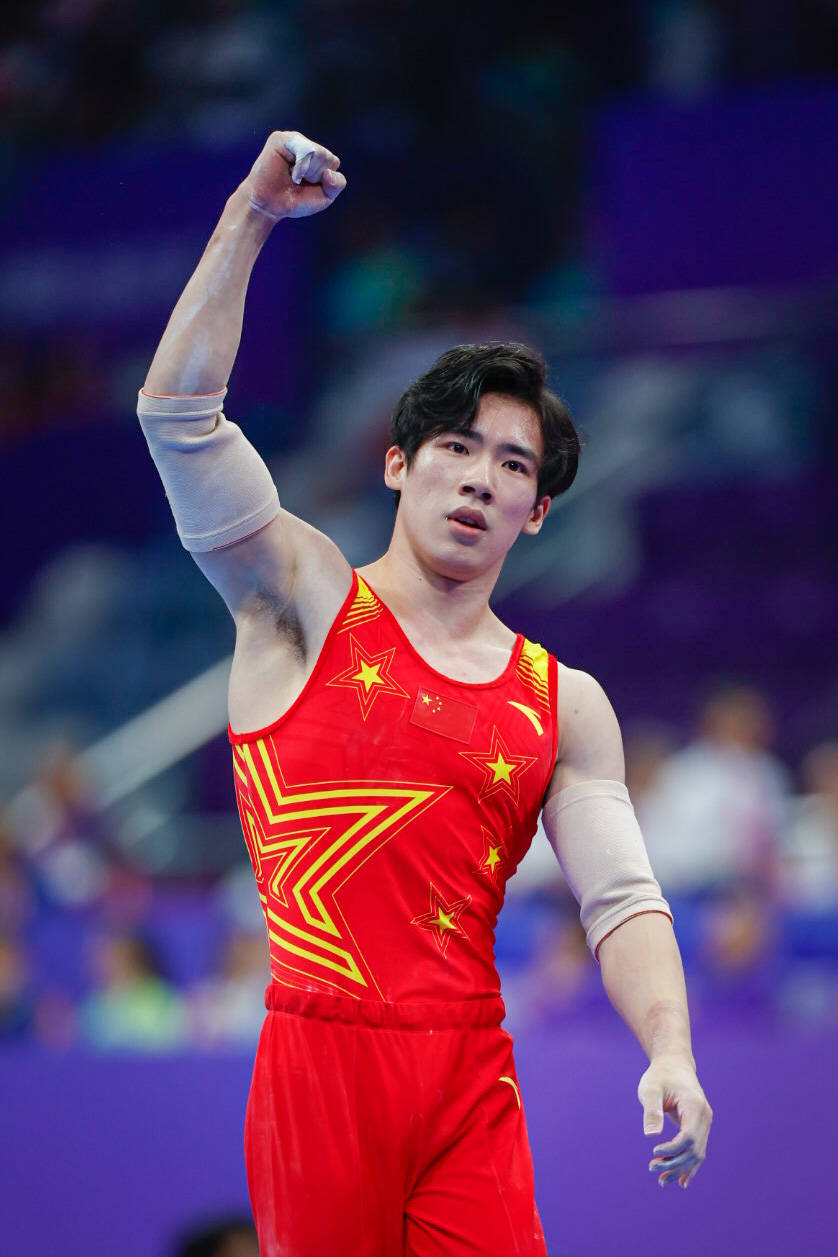 中国体操男团获得亚运会团体冠军 中国体操男团获得亚运会团体冠军