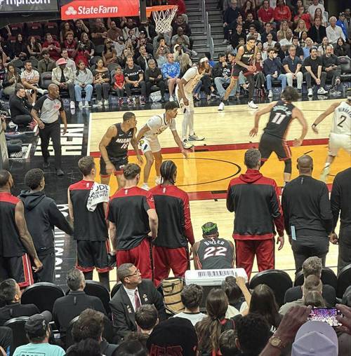 热火主场击败猛龙取得胜利