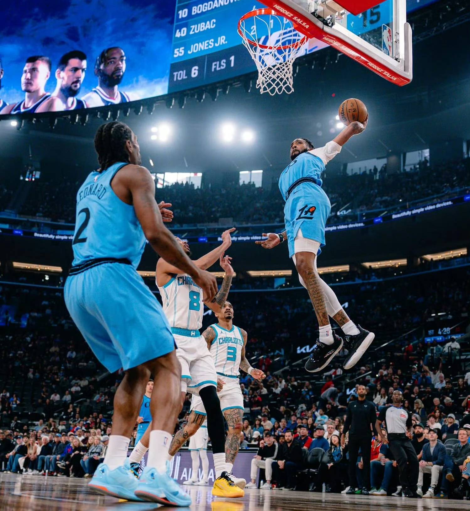 快船擒下篮网，连胜扩大至6场。